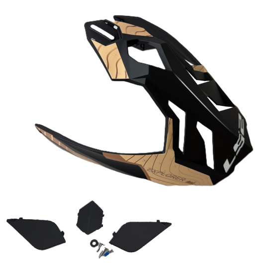 パーツスライド画像: ピークバイザー